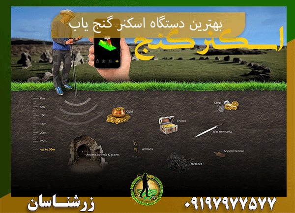 بهترین دستگاه اسکنر گنج یاب 09197977577