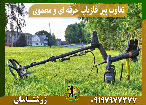 تفاوت‌ بین فلزیاب حرفه ای و معمولی