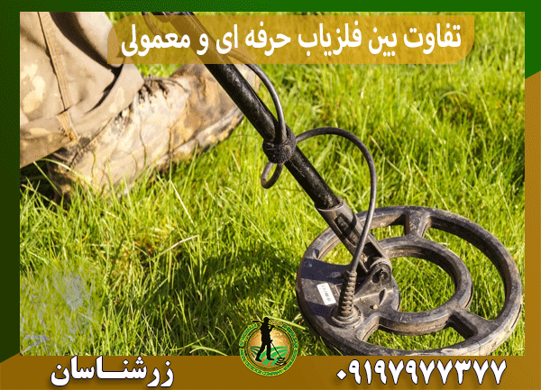 تفاوت‌ بین فلزیاب حرفه ای و معمولی