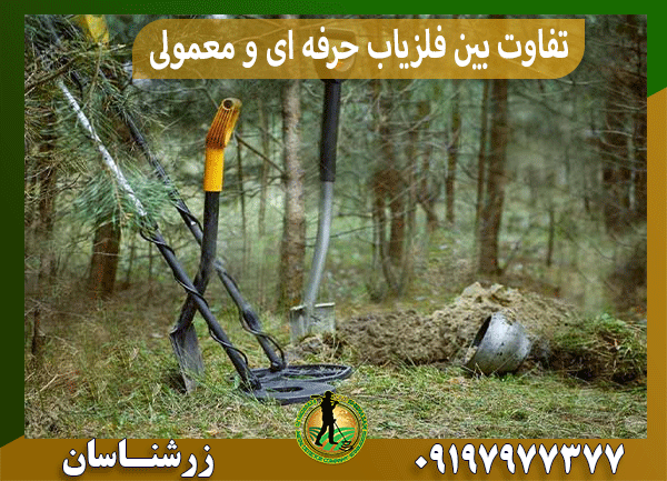 تفاوت‌ بین فلزیاب حرفه ای و معمولی